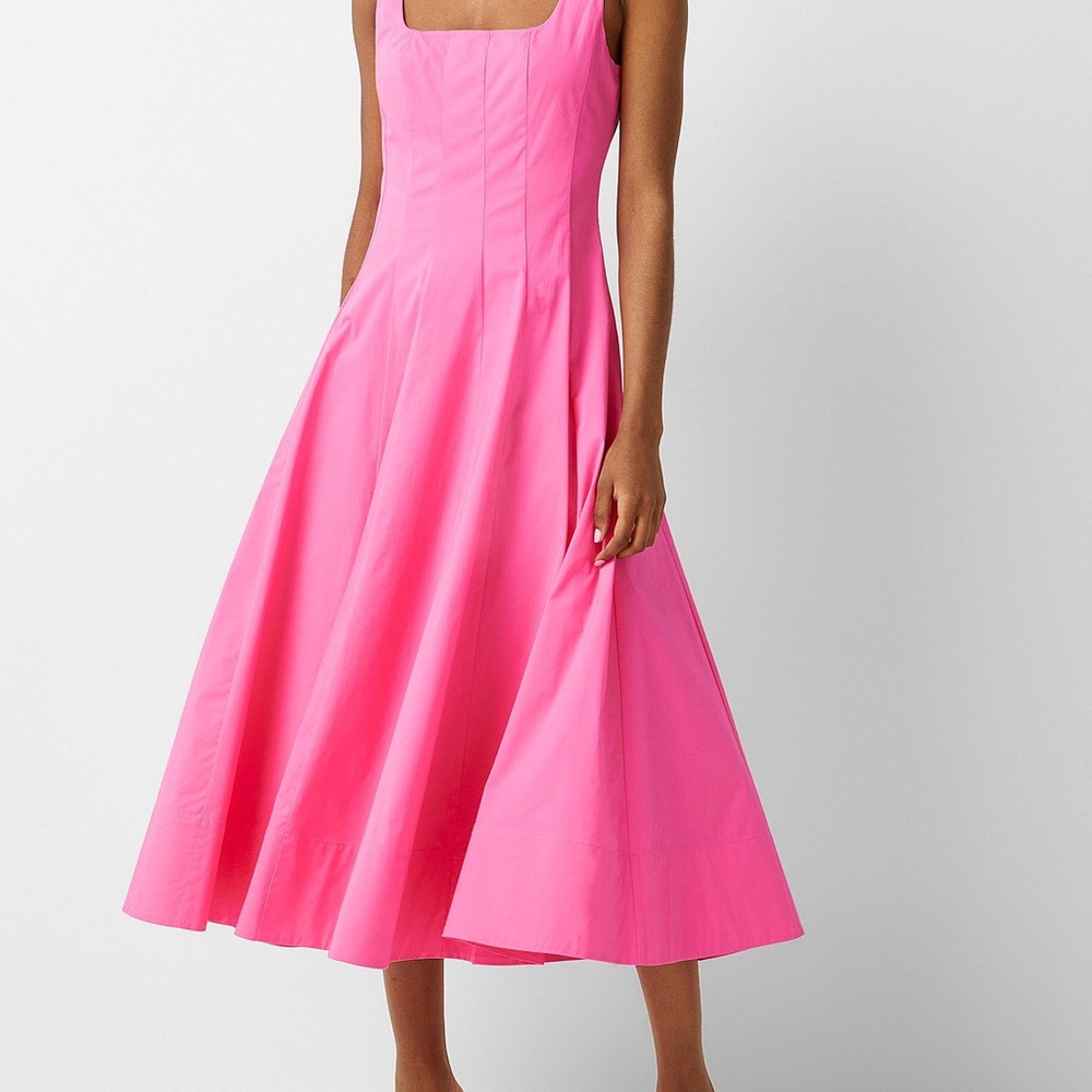 STAUD WELLS COTTON POPLIN DRESS - Picture 5 of 7